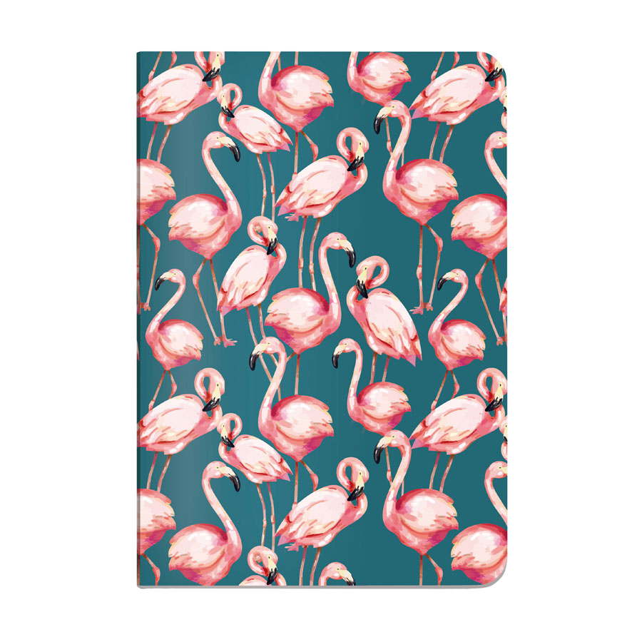 Heft de Luxe DIN A5 Flamingo 